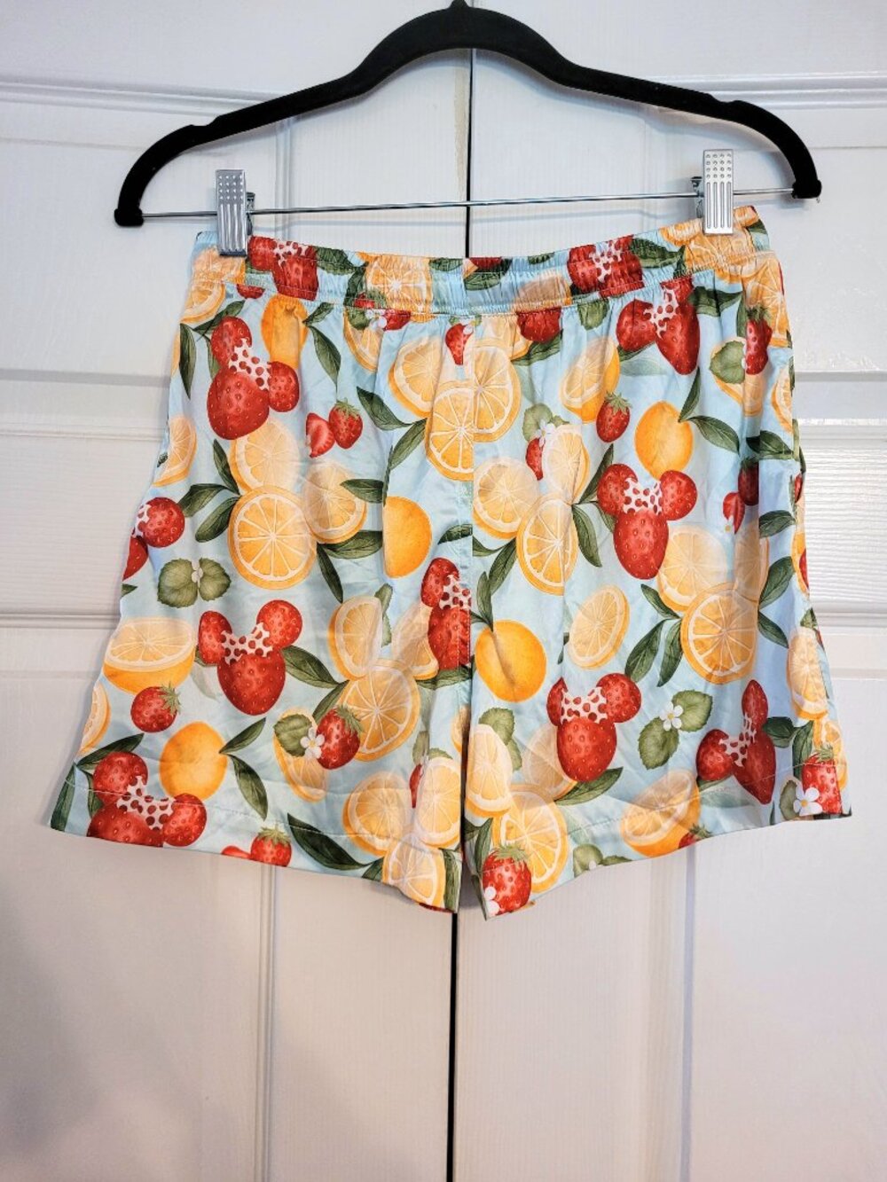 Disney World Mickey and Minnie Mouse Icon Strawberry Orange Satin Sleep Set - Picture 5 of 8